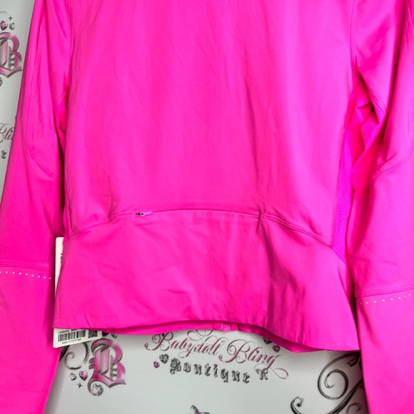 Lululemon Pink final mile zip up Jacket lightweight thumb holes zipper pockets - Picture 4 of 16
